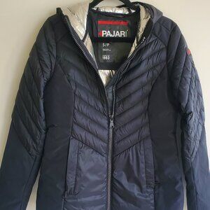 Pajar Colette women's lightweight packable puffer jacket in black. Preowned S